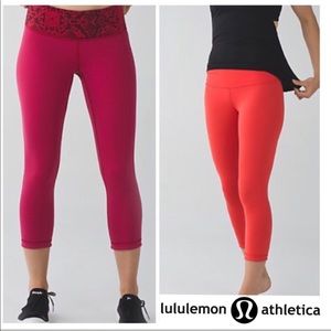 Lululemon reversible 7/8 yoga pant